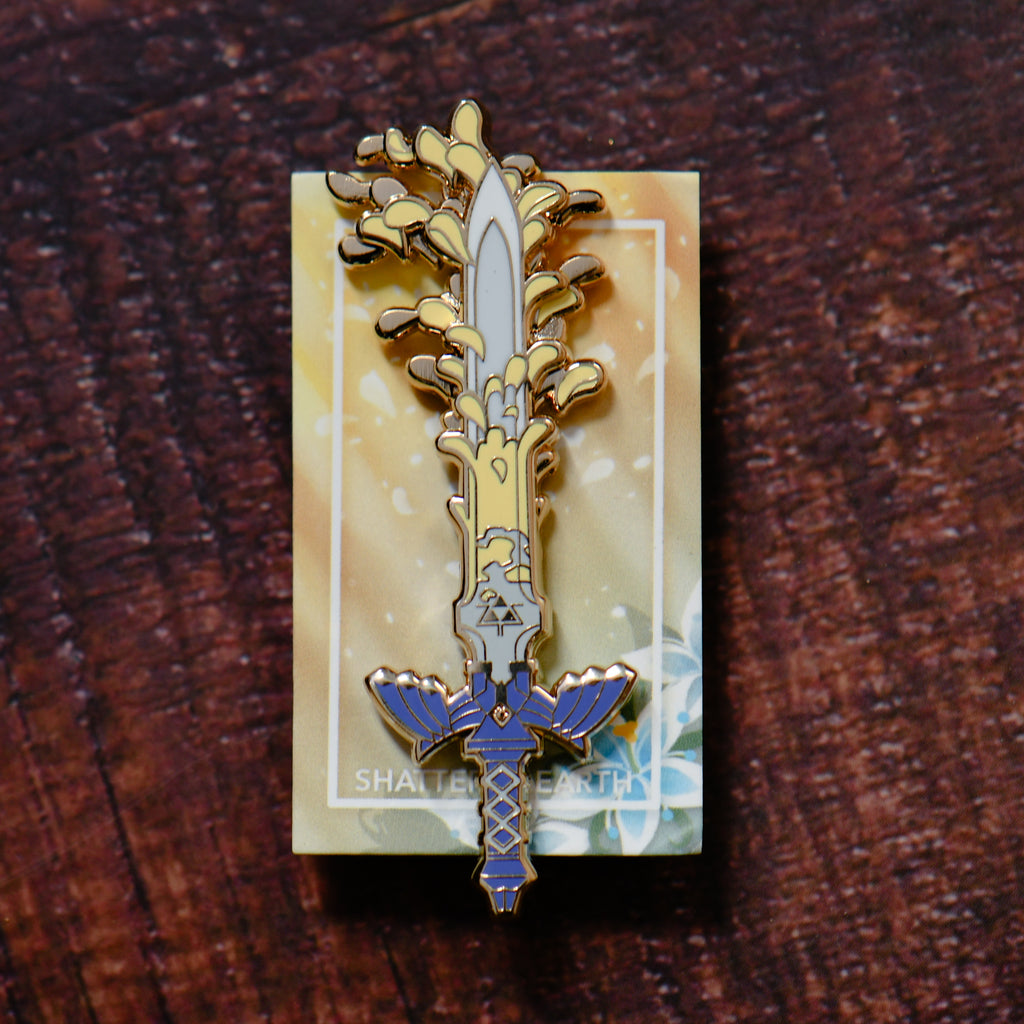 Master Sword Restored Double Layer Pin