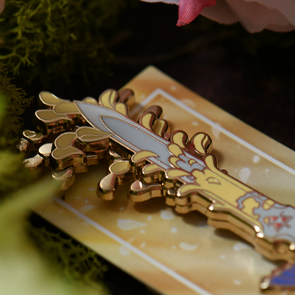 Master Sword Restored Double Layer Pin