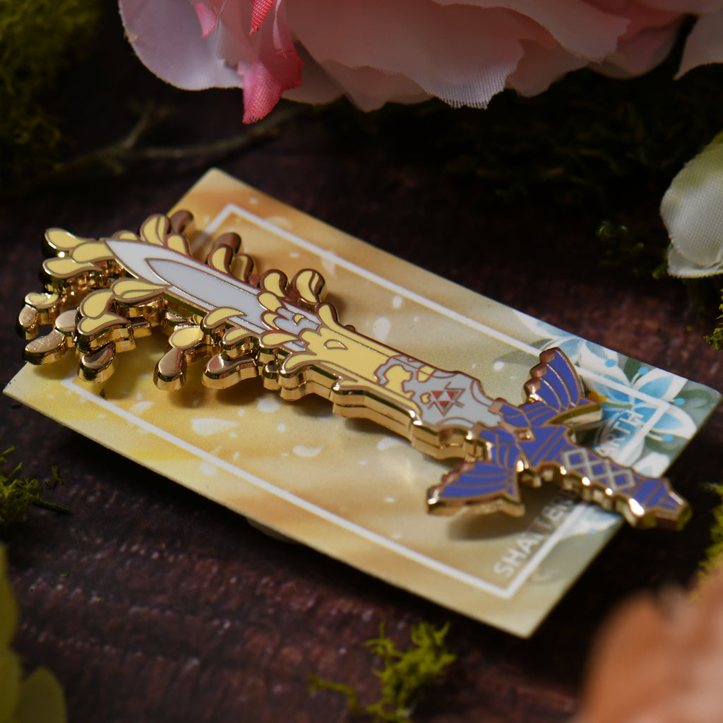 Master Sword Restored Double Layer Pin
