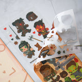 Baldur's Gate 3 Chibi Deco Sticker Sheets