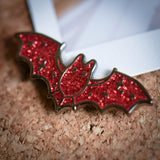 Glitter Bat Corner Pins