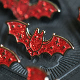 Glitter Bat Corner Pins