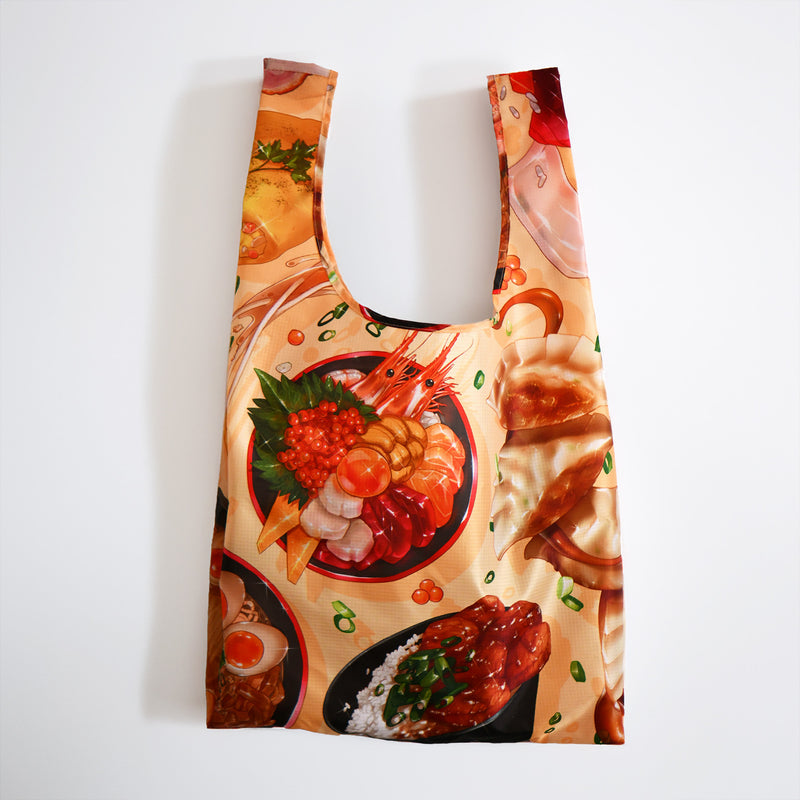 Time to Nom Delicious Reusable Shopping Bag