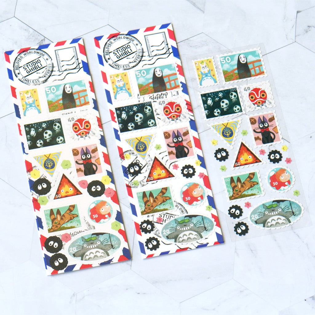 Ghibli Stamps Deco Sticker Sheets