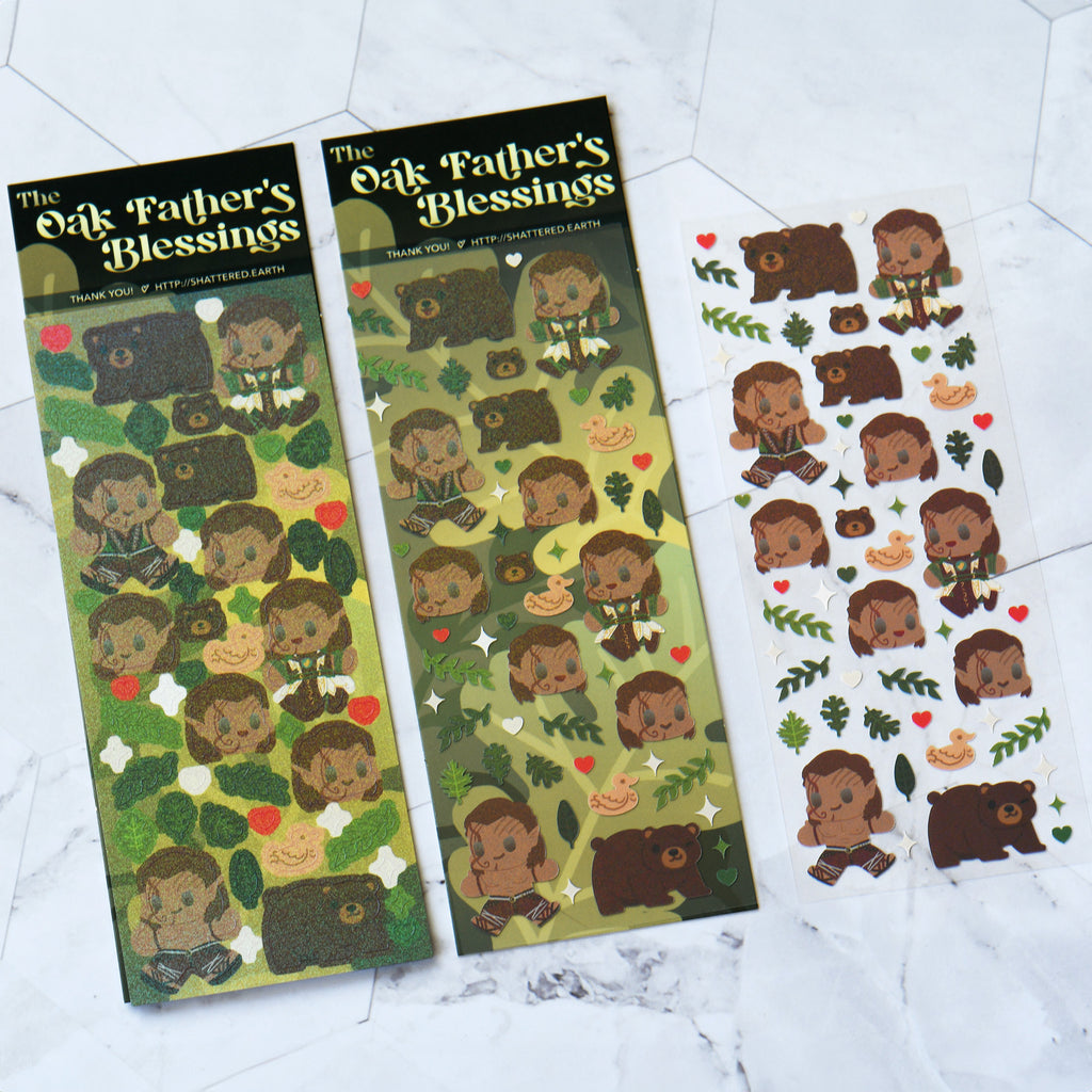 Baldur's Gate 3 Chibi Deco Sticker Sheets