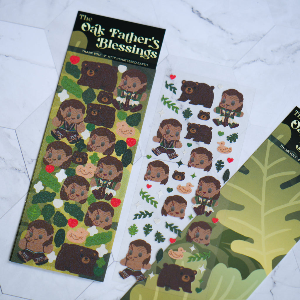 Baldur's Gate 3 Chibi Deco Sticker Sheets