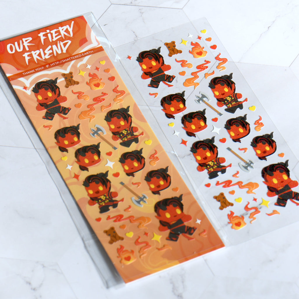 Baldur's Gate 3 Chibi Deco Sticker Sheets