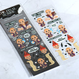 Baldur's Gate 3 Chibi Deco Sticker Sheets