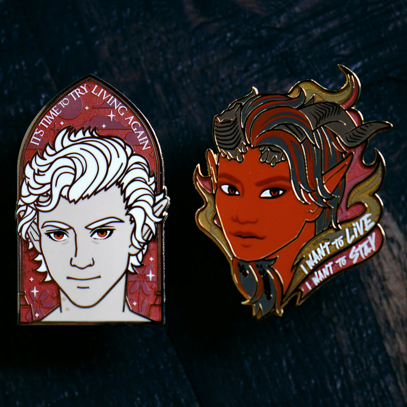 Baldur's Gate 3 Pins Astarion and Karlach