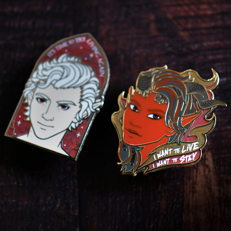 Baldur's Gate 3 Pins Astarion and Karlach