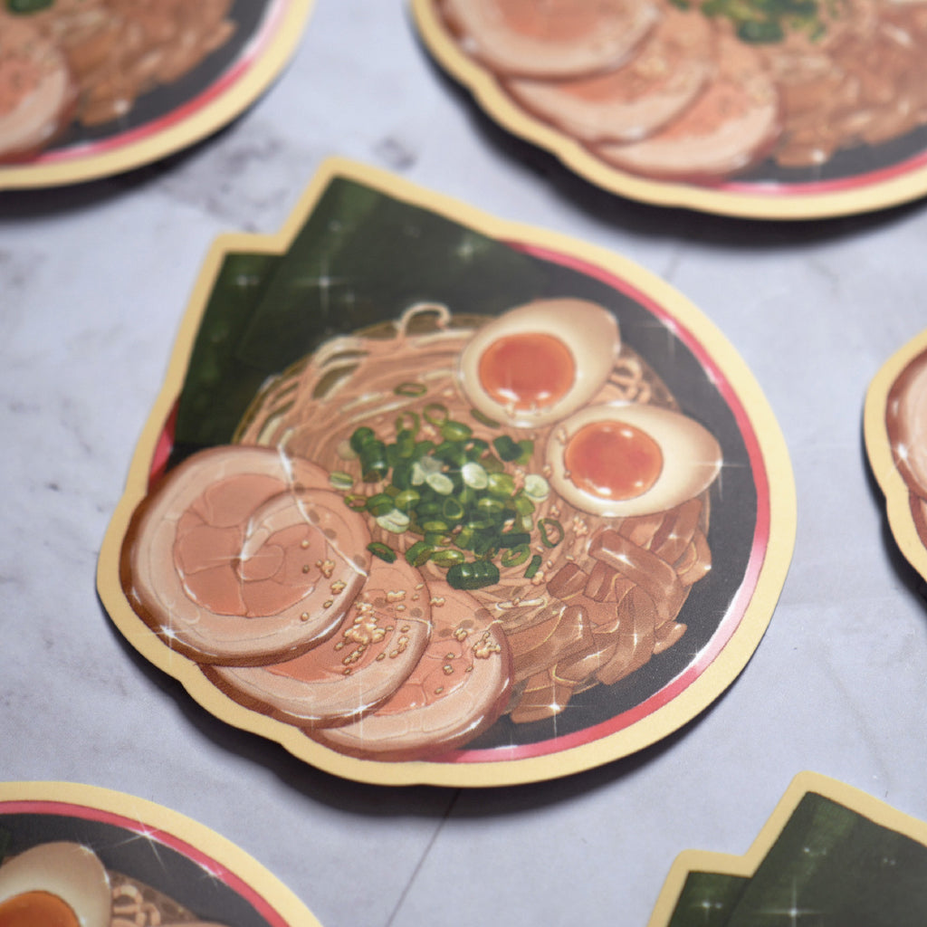 Ramen & Sushi Chirashidon 3" Stickers