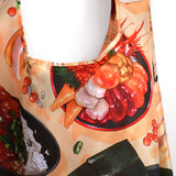 Time to Nom Delicious Reusable Shopping Bag