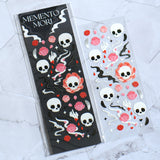 Memento Mori Skull & Flowers Deco Sticker Sheets