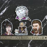 Baldur's Gate 3 Vinyl Meme Stickers