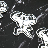 Squiggle Cats 3" Sticker Bobacat & Buff Cat