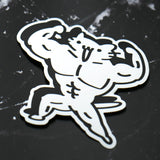 Squiggle Cats 3" Sticker Bobacat & Buff Cat