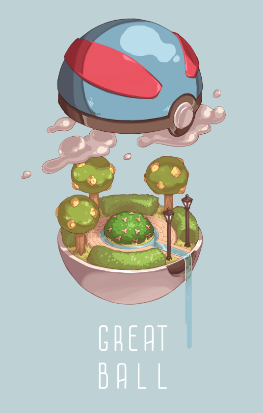 Pokemon Poster - Pokeballs - NerdKungFu
