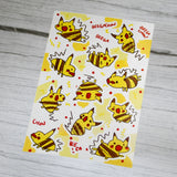 Beegachow Sticker Sheet