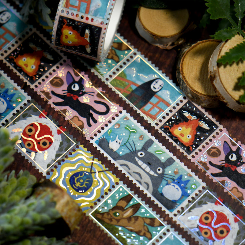 Ghibli Foil Stamps Washi Tape