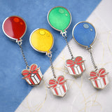 Animal Crossing Balloons Present Pin
