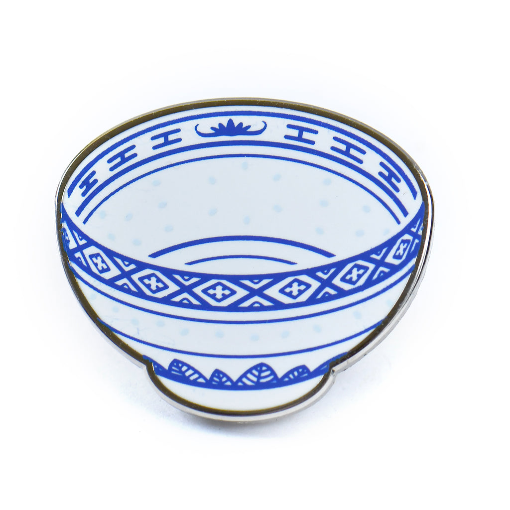 Chinese Porcelain Bowl & Spoon Pins