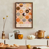 Cats & Donuts Art Print