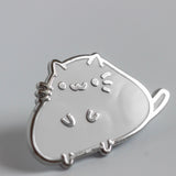 Chonker Squiggle Cat Pin