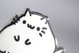 Chonker Squiggle Cat Pin