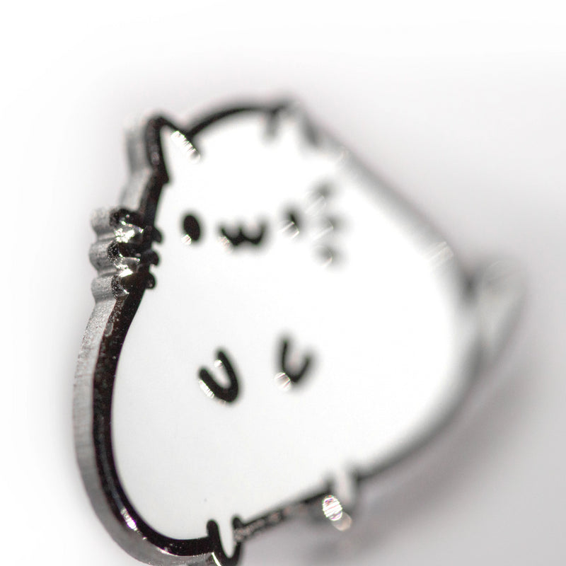 Chonker Squiggle Cat Pin