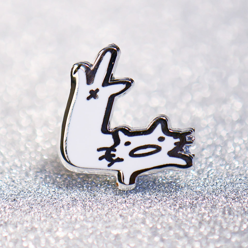 Mini Squiggle Cat Corner Pins