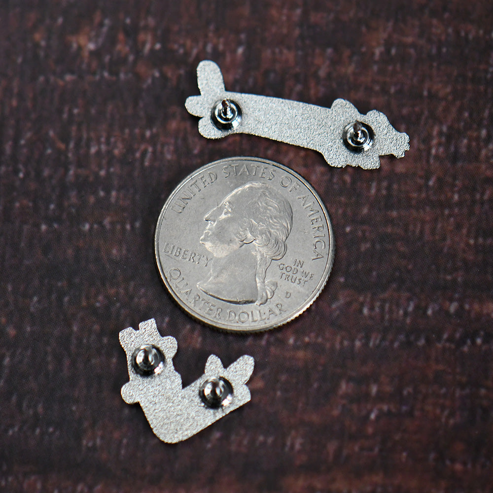 Mini Squiggle Cat Corner Pins