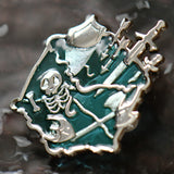 Gelatinous Cube Stained Glass Pins