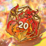 D20 Stained Glass Pins