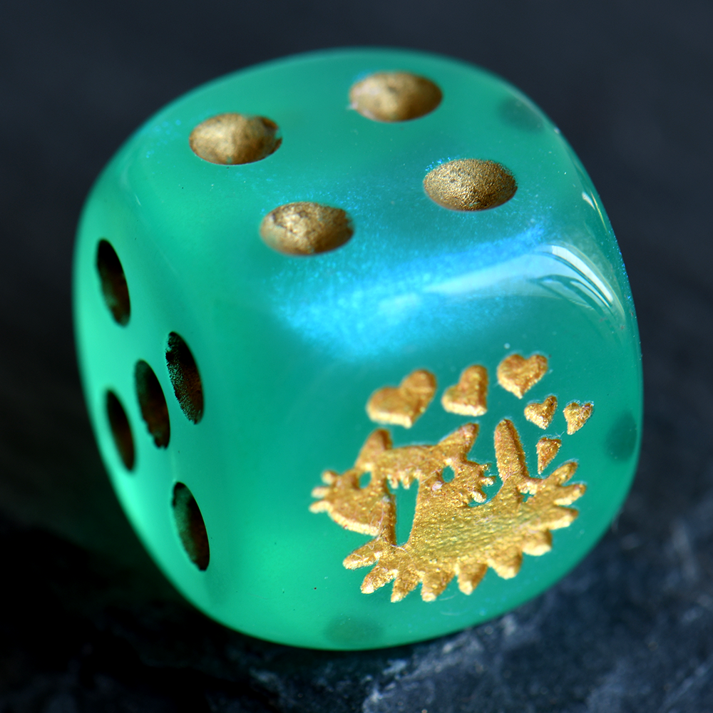 Squiggle Cat Dice