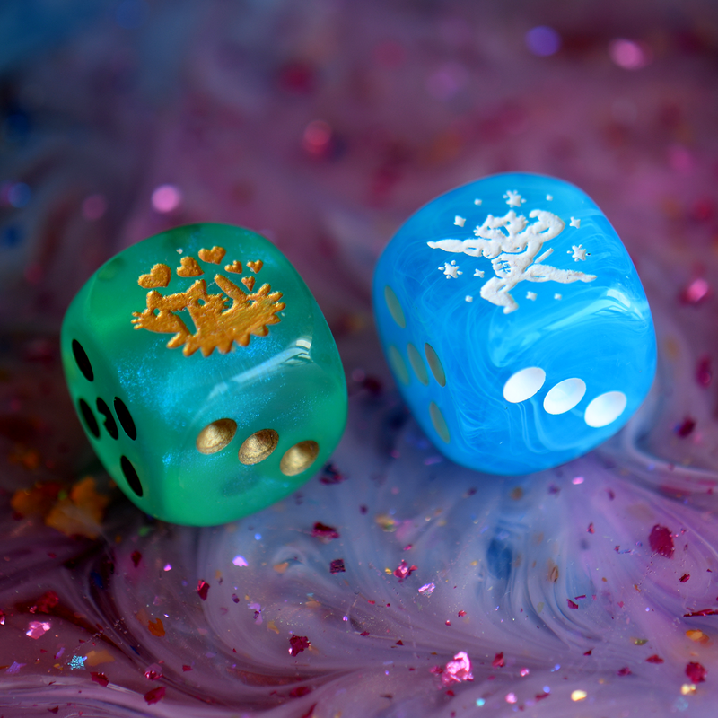 Squiggle Cat Dice