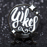 Crystal Ball Stained Glass Pins