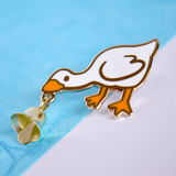 Bell Goose Pin