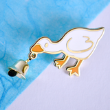 Bell Goose Pin