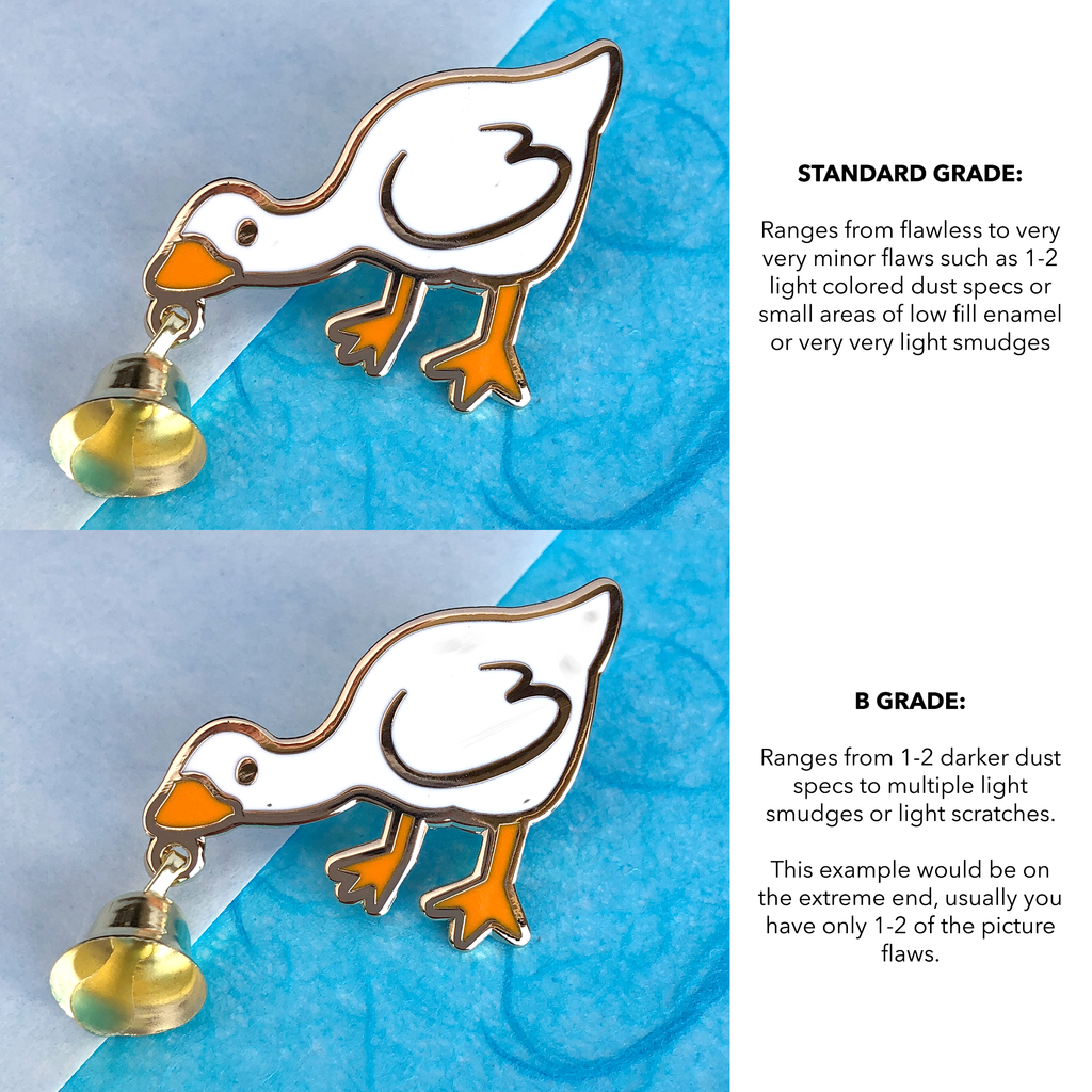 Bell Goose Pin