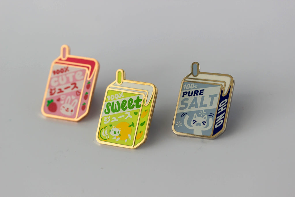 100% Juice Box Pins