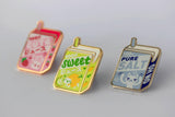 100% Juice Box Pins