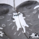 Squiggle Cat Crew Socks
