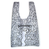 NEW Squiggle Cat Reusable Shopping Bag