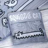 NEW Squiggle Cat Reusable Shopping Bag