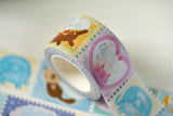 Thank You Punny Animals Foil Washi Tape