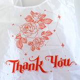 Thank You Rose Reusable Shopping Bag