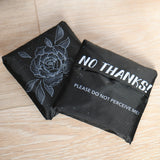 No Thank You Peony Reusable Shopping Bag