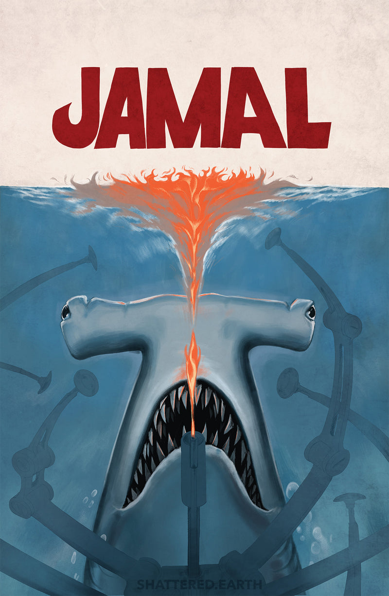 Jamal JAWS Parody Dungeon Crawler Carl Print