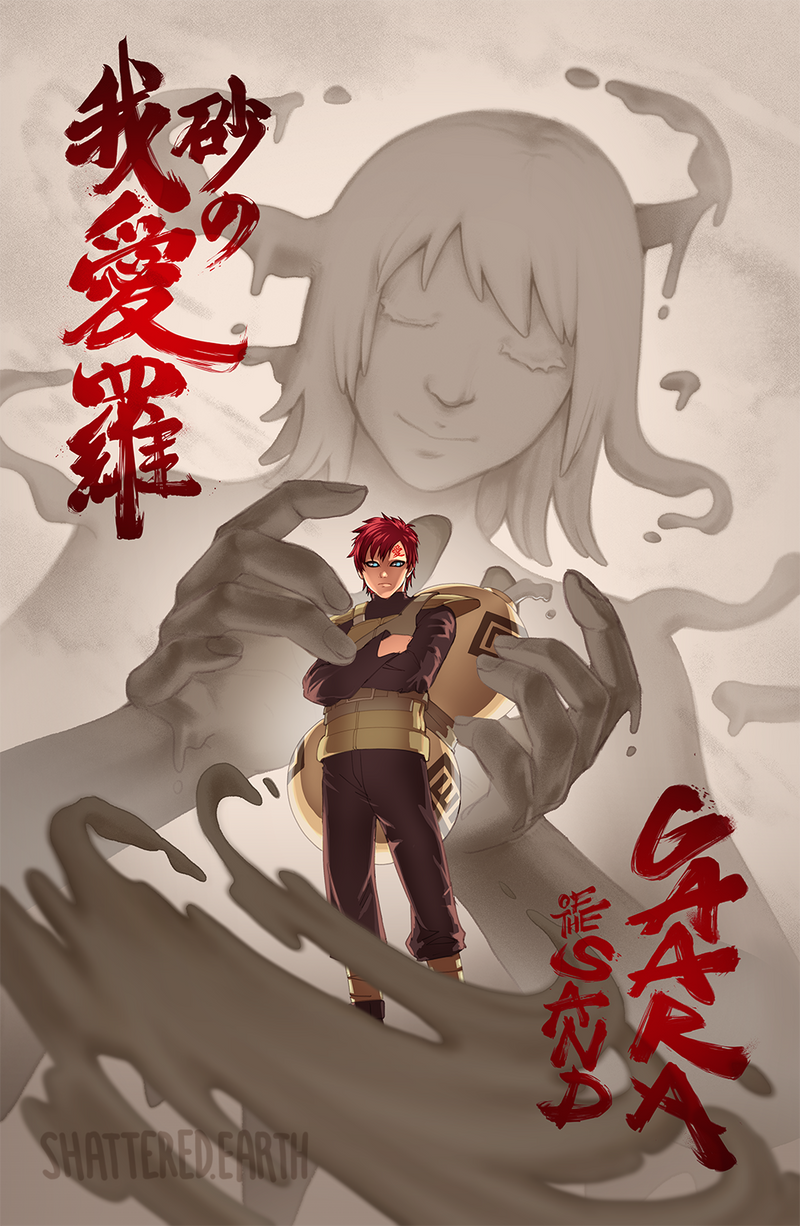 Gaara of the Sand Print