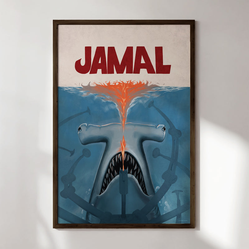 Jamal JAWS Parody Dungeon Crawler Carl Print